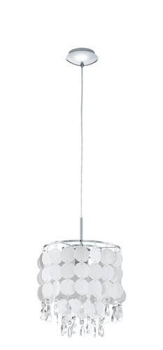 EGLO, 93092, FEDRA 2, pendant, E27, 1X60W, IP20, pearl, transparent