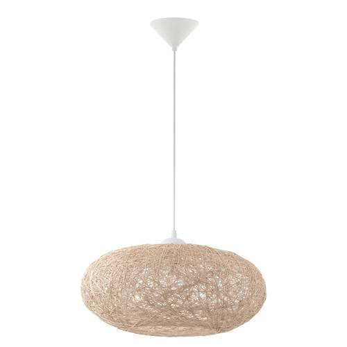EGLO, 93374, CAMPILO, pendant, E27, 1X60W, IP20, beige