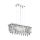 EGLO, 93422, CALAONDA, pendant, G9, 7X33W, IP20, transparent