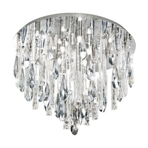 EGLO, 93433, CALAONDA, ceiling lamp, G9, 8X33W, IP20, transparent