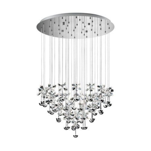 EGLO, 93661, PIANOPOLI, pendant, 3000 K, LED, 43X2.5W, IP20, transparent