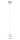 EGLO, 93708, MONTEFIO 1, pendant, 3000 K, LED, 1X5W, IP20, white, transparent