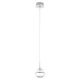 EGLO, 93708, MONTEFIO 1, pendant, 3000 K, LED, 1X5W, IP20, white, transparent
