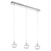 EGLO, 93784, MONTEFIO 1, pendant, 3000 K, LED, 3X5W, IP20, white, transparent
