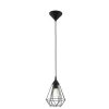EGLO, 94187, TARBES, pendant, E27, 1X60W, IP20, black