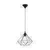 EGLO, 94188, TARBES, pendant, E27, 1X60W, IP20, black