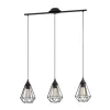 EGLO, 94189, TARBES, pendant, E27, 3X60W, IP20, black