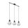 EGLO, 94189, TARBES, pendant, E27, 3X60W, IP20, black