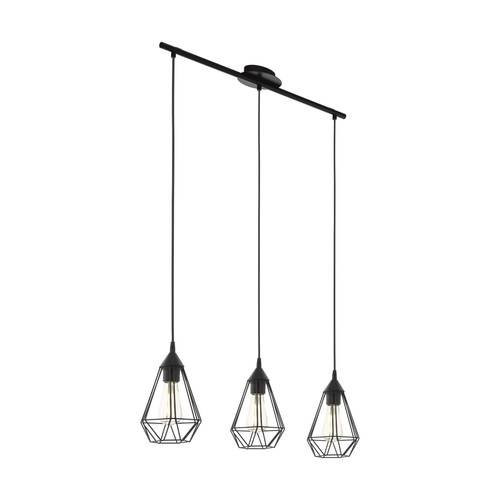 EGLO, 94189, TARBES, pendant, E27, 3X60W, IP20, black