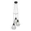 EGLO, 94191, TARBES, pendant, E27, 3X60W, IP20, black