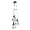 EGLO, 94191, TARBES, pendant, E27, 3X60W, IP20, black