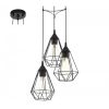 EGLO, 94191, TARBES, pendant, E27, 3X60W, IP20, black