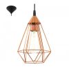 EGLO, 94193, TARBES, pendant, E27, 1X60W, IP20, copper red color