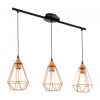 EGLO, 94195, TARBES, pendant, E27, 3X60W, IP20, copper color