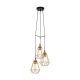 EGLO, 94196, TARBES, pendant, E27, 3X60W, IP20, copper color