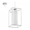 EGLO, 94377, LONCINO 1, pendant light, E27, 1X60W, IP20, transparent, white