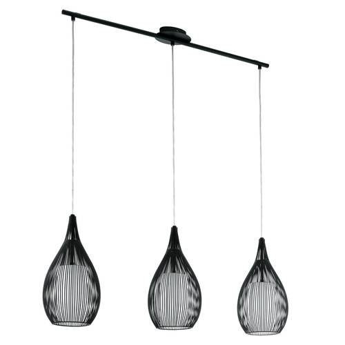 EGLO, 94389, RAZONI, pendant, E27, 3X60W, IP20, black, white