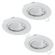 EGLO, 94406, PENETO, recessed lamp, GU10, 3X4.6W, IP20