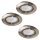 EGLO, 94408, PENETO, recessed lamp, GU10, 3X4.6W, IP20