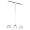 EGLO, 94593, ROCAMAR, pendant lamp, E27, 3X40W, IP20, transparent