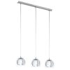 EGLO, 94593, ROCAMAR, pendant lamp, E27, 3X40W, IP20, transparent