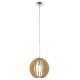 EGLO, 94764, COSSANO, pendant, E27, 1X60W, IP20, maple