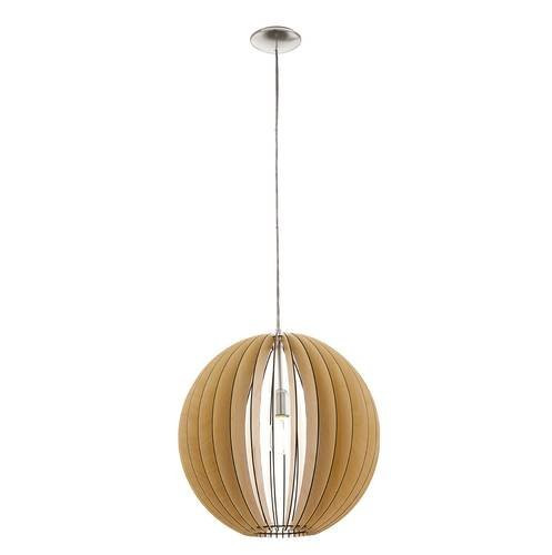 EGLO, 94765, COSSANO, pendant, E27, 1X60W, IP20, maple