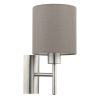 EGLO , 94925 , PASTERI , wall lamp , E27 , 1X60W , IP20 , top color (grayish brown)