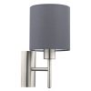 EGLO, 94926, PASTERI, wall lamp, E27, 1X60W, IP20, gray