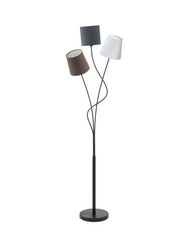 EGLO, 94995, MARONDA, floor lamp, E14, 3X40W, IP20, anthracite, white, brown