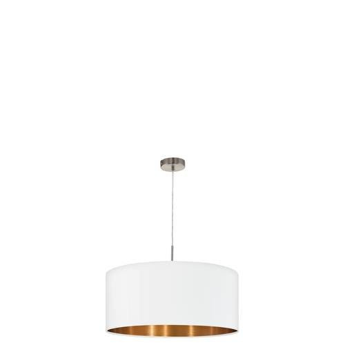 EGLO, 95045, PASTERI, pendant light, E27, 1X60W, IP20, white, copper red