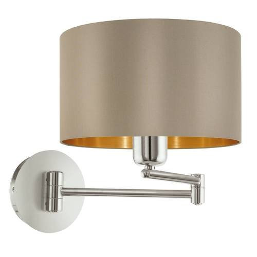 EGLO, 95055, MASERLO, pendant lamp, E27, 1X60W, IP20, top color, gold