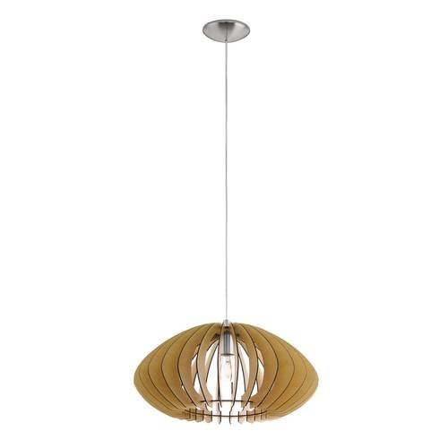 EGLO, 95257, COSSANO 2, pendant, E27, 1X60W, IP20, maple