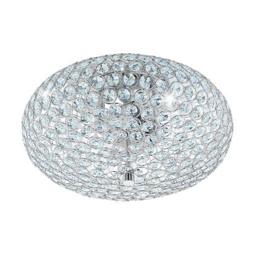 EGLO, 95284, CLEMENTE, ceiling lamp, E27, 2X60W, IP20, transparent