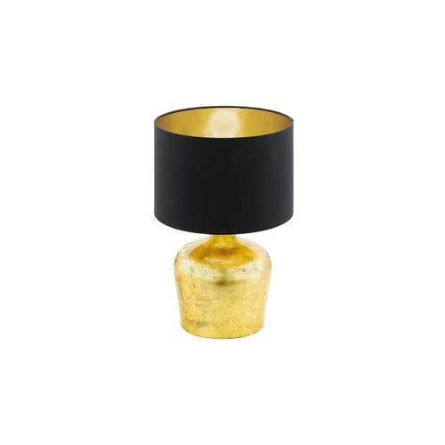 EGLO, 95386, MANALBA, table lamp, E27, 1X60W, IP20, black, gold