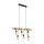 EGLO, 95499, TOWNSHEND, pendant, E27, 6X60W, IP20, brown