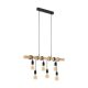 EGLO, 95499, TOWNSHEND, pendant, E27, 6X60W, IP20, brown