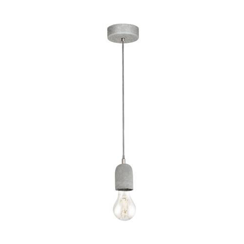 EGLO, 95522, SILVARES, pendant, E27, 1X60W, IP20, gray