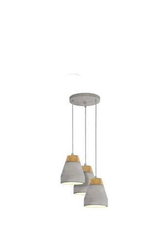 EGLO, 95526, TAREGA, pendant, E27, 3X10W, IP20, brown, gray