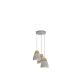 EGLO, 95526, TAREGA, pendant, E27, 3X10W, IP20, brown, gray