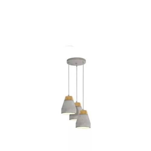 EGLO, 95526, TAREGA, pendant, E27, 3X10W, IP20, brown, gray