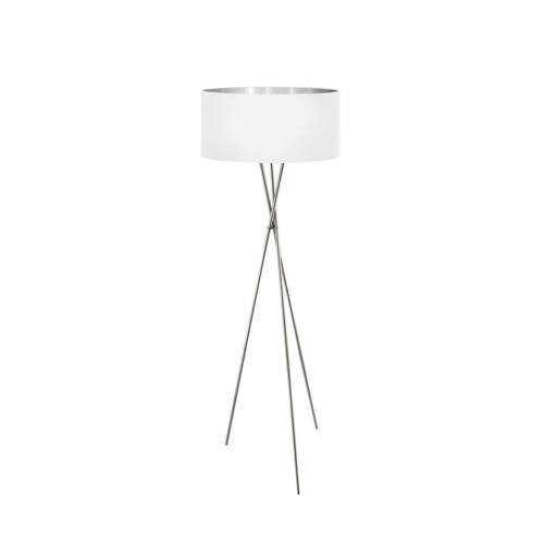 EGLO, 95539, FONDACHELLI, floor lamp, E27, 1X60W, IP20, white, silver