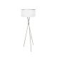 EGLO, 95539, FONDACHELLI, floor lamp, E27, 1X60W, IP20, white, silver
