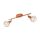 EGLO, 95546, ZAPATA, spot lamp, G9, 2X3W, IP20, white