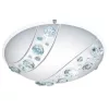 EGLO, 95576, NERINI, ceiling lamp, 4000 K, LED, 16W, IP20, white, black, transparent