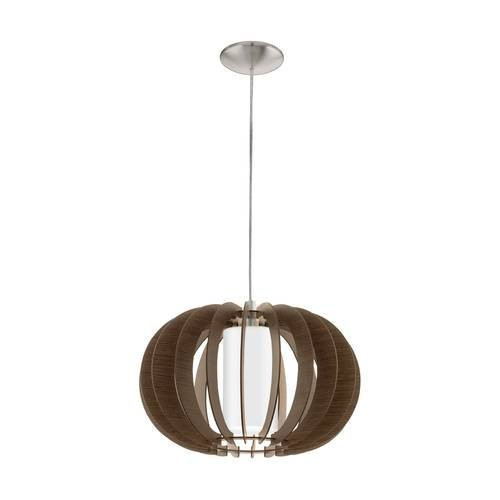 EGLO, 95591, STELLATO 3, pendant, E27, 1X60W, IP20, brown, white