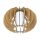 EGLO, 95597, STELLATO 1, ceiling lamp, E27, 1X60W, IP20, maple, white