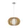 EGLO, 95598, STELLATO 1, pendant light, E27, 1X60W, IP20, maple, white