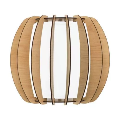 EGLO, 95602, STELLATO 1, pendant lamp, E27, 1X60W, IP20, maple, white