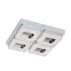 EGLO, 95657, FRADELO, ceiling lamp, 3000 K, LED, 4X3.5W, IP20, chrome, transparent